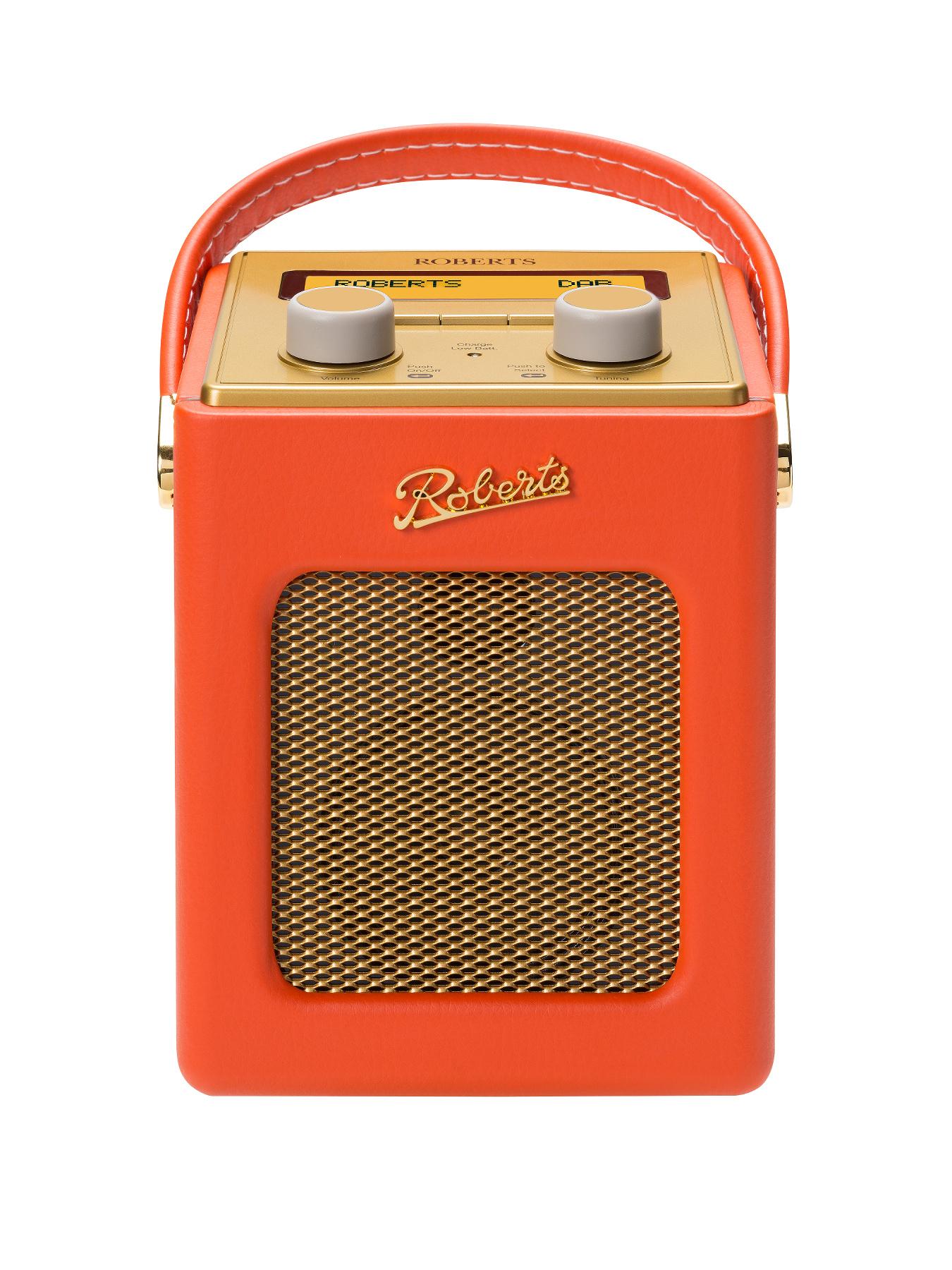 Roberts Mini Revival DAB DAB+ FM Digital Radio - Orange - Orange, Orange Roberts Mini Revival DAB DAB+ FM Digital Radio - Orange - Orange, Orange