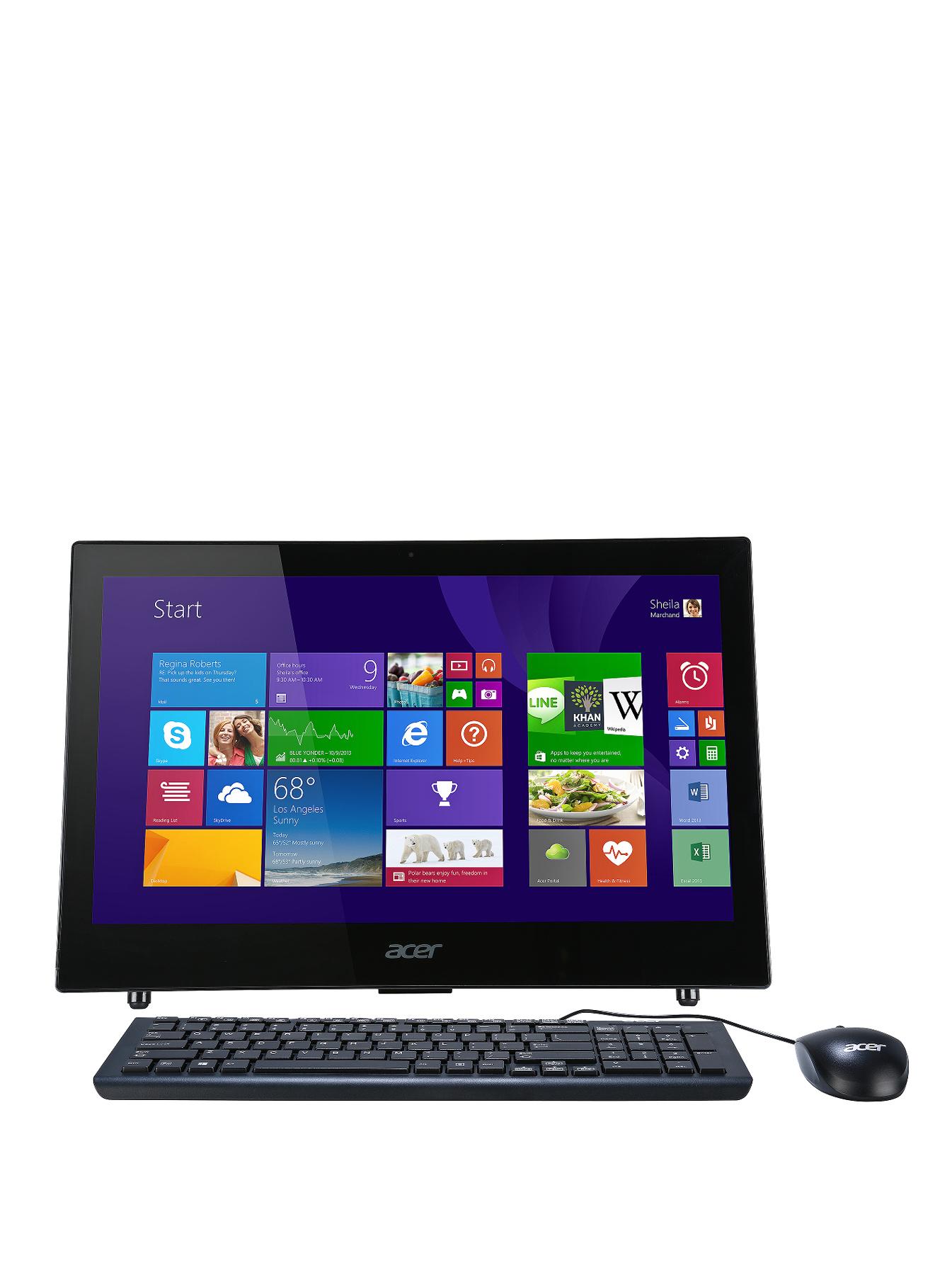 Acer Aspire Z1-601 Intel Celeron Processor, 4Gb RAM, 500Gb Hard Drive, Wi-Fi, 18.5 inch, All In One Desktop - Black Acer Aspire Z1-601 Intel Celeron Processor, 4Gb RAM, 500Gb Hard Drive, Wi-Fi, 18.5 inch, All In One Desktop - Black