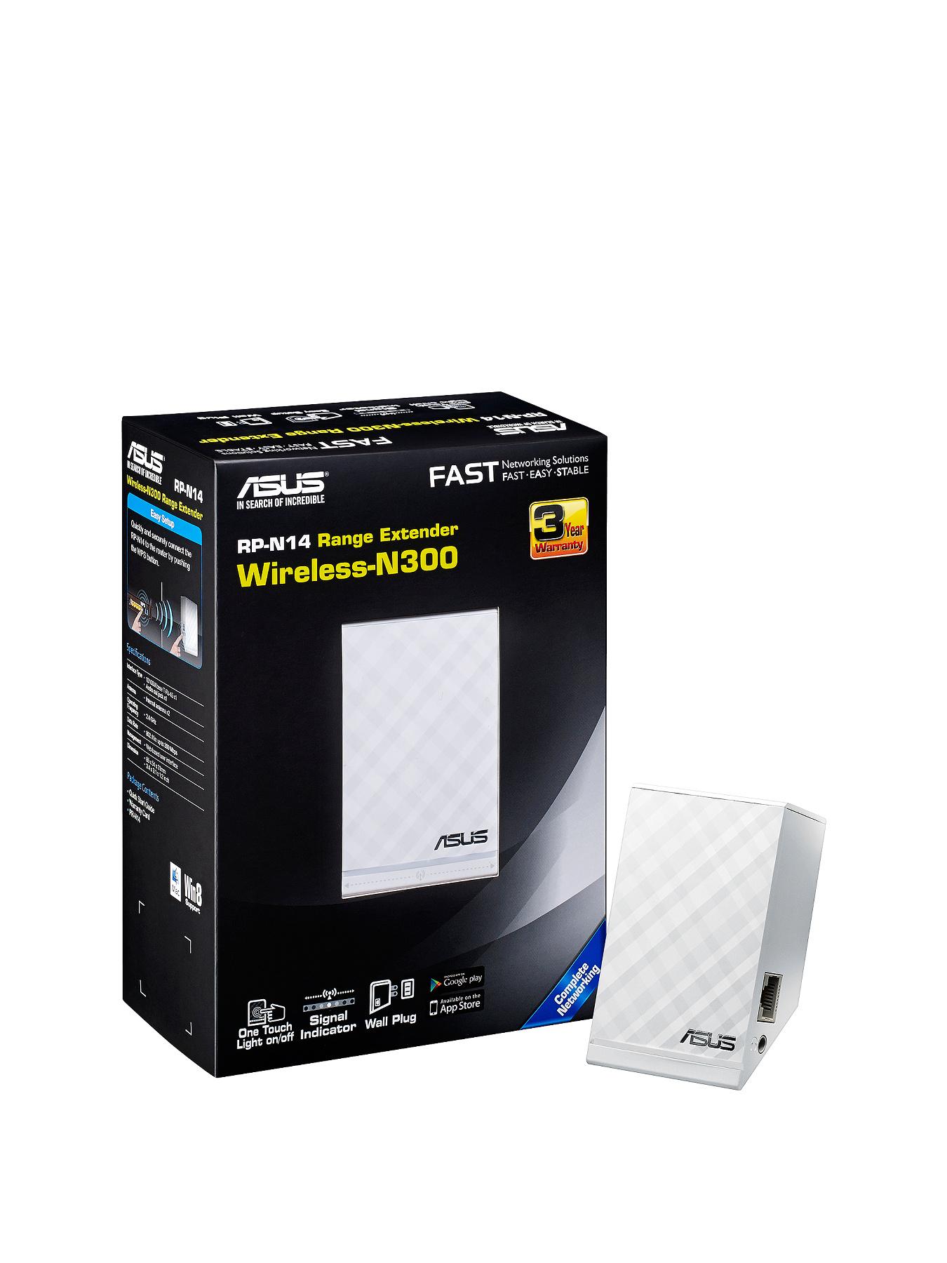 Asus RP-N14 Wireless N300 Range Extender Asus RP-N14 Wireless N300 Range Extender