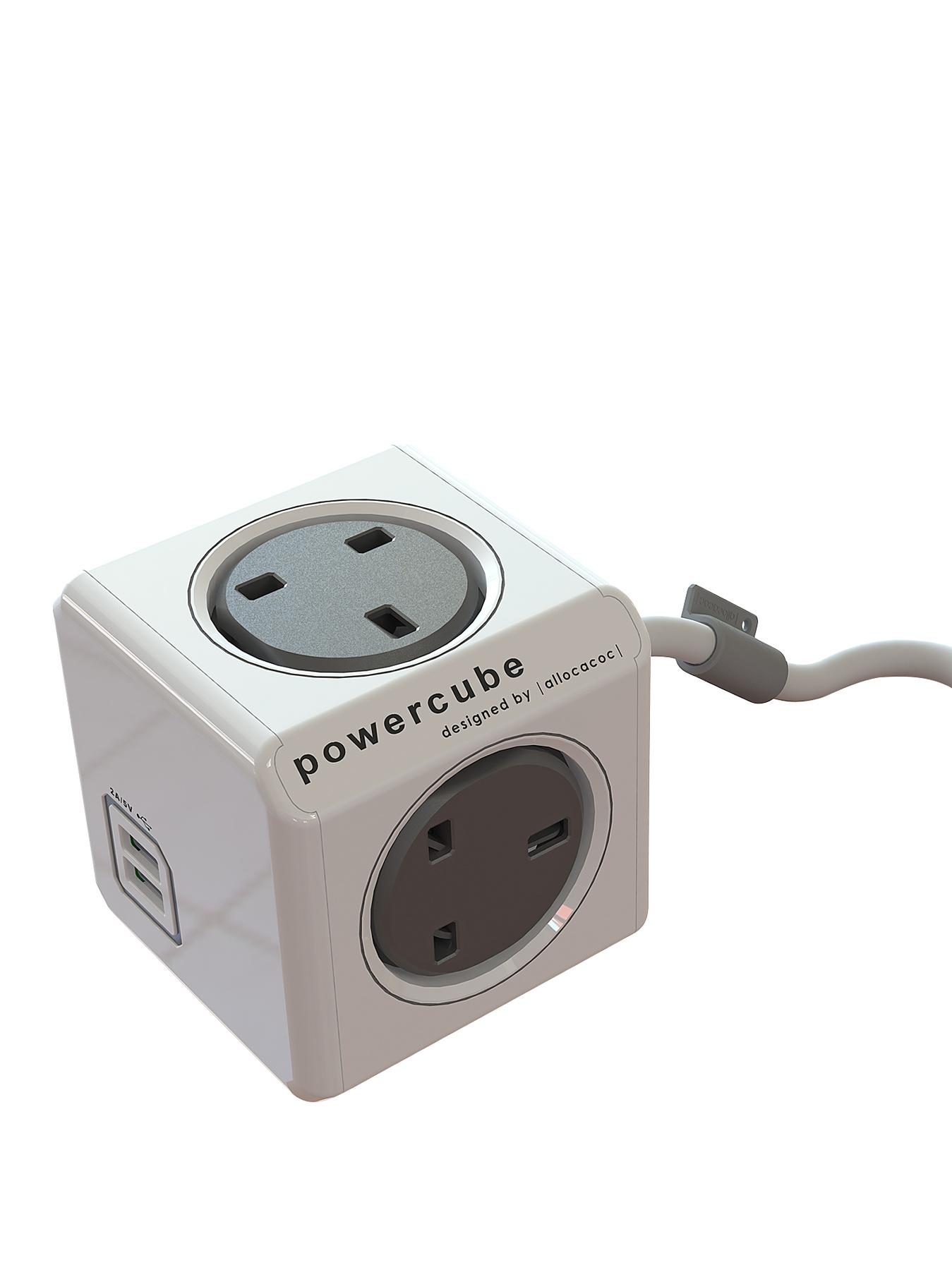 allocacoc PowerCube Extended USB 1.5m allocacoc PowerCube Extended USB 1.5m
