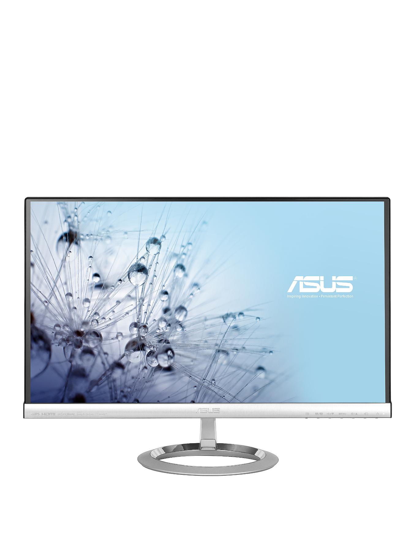 Asus MX239H 23 inch Ultra-Slim Frameless Monitor - Silver Asus MX239H 23 inch Ultra-Slim Frameless Monitor - Silver