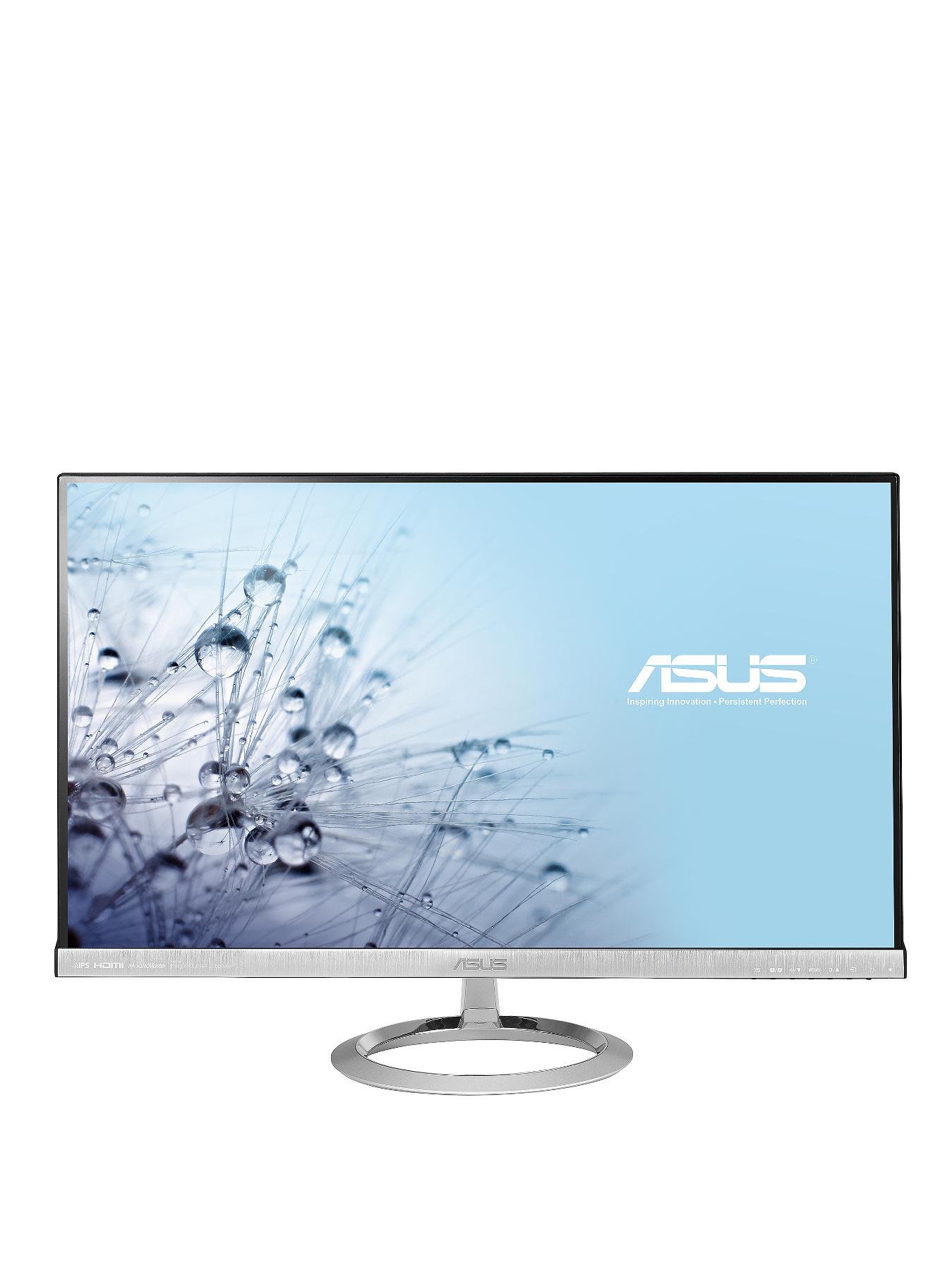 Asus MX279H 27 inch Ultra-Slim Frameless Monitor - Silver Asus MX279H 27 inch Ultra-Slim Frameless Monitor - Silver
