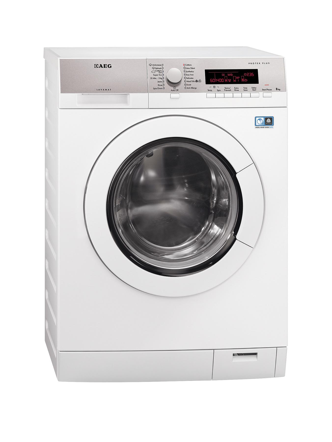 AEG L87485FL 8kg Load, 1400 Spin Washing Machine - White AEG L87485FL 8kg Load, 1400 Spin Washing Machine - White