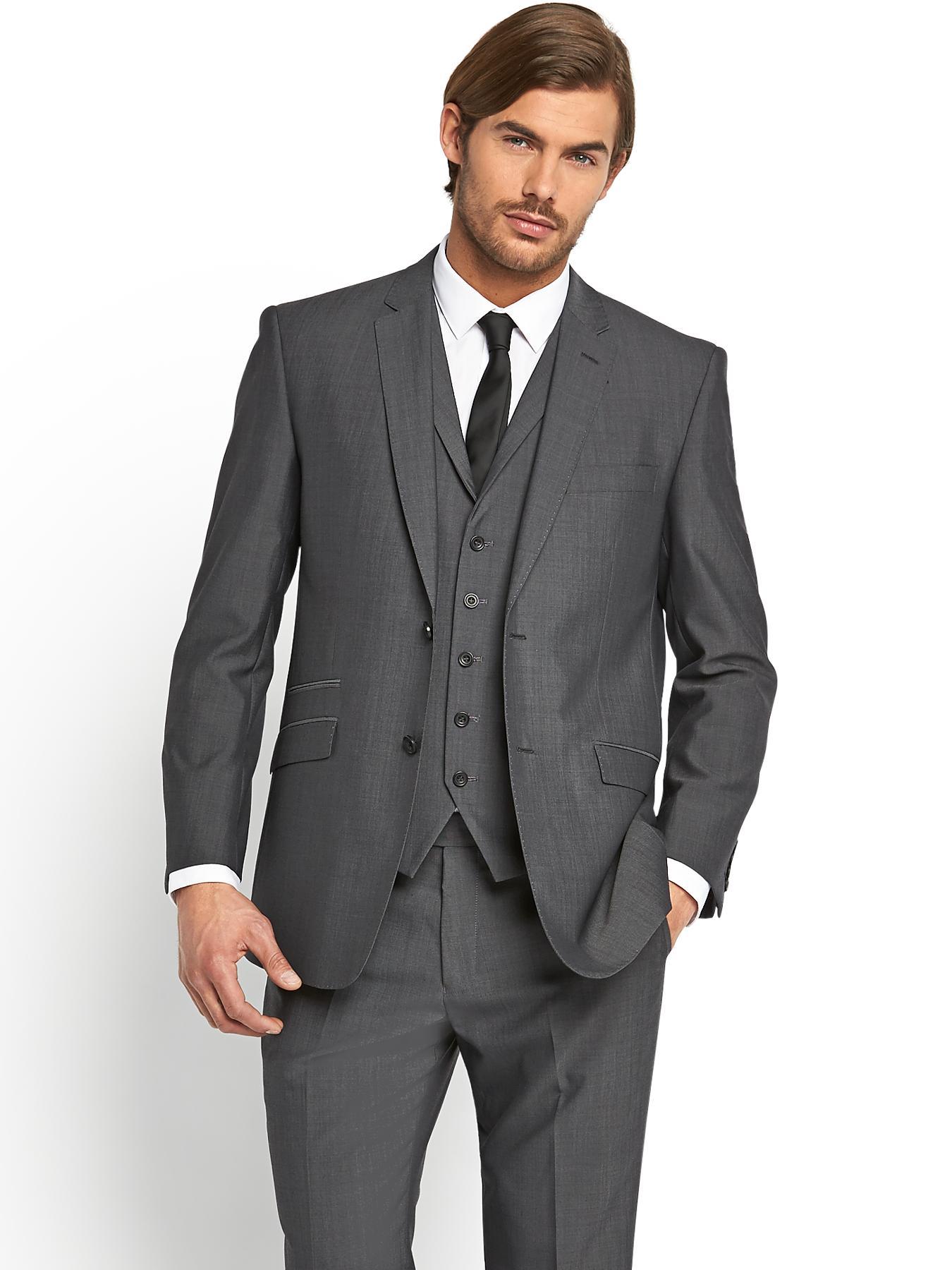 Skopes Mens Egan Suit Jacket - Grey - Grey, Grey Skopes Mens Egan Suit Jacket - Grey - Grey, Grey