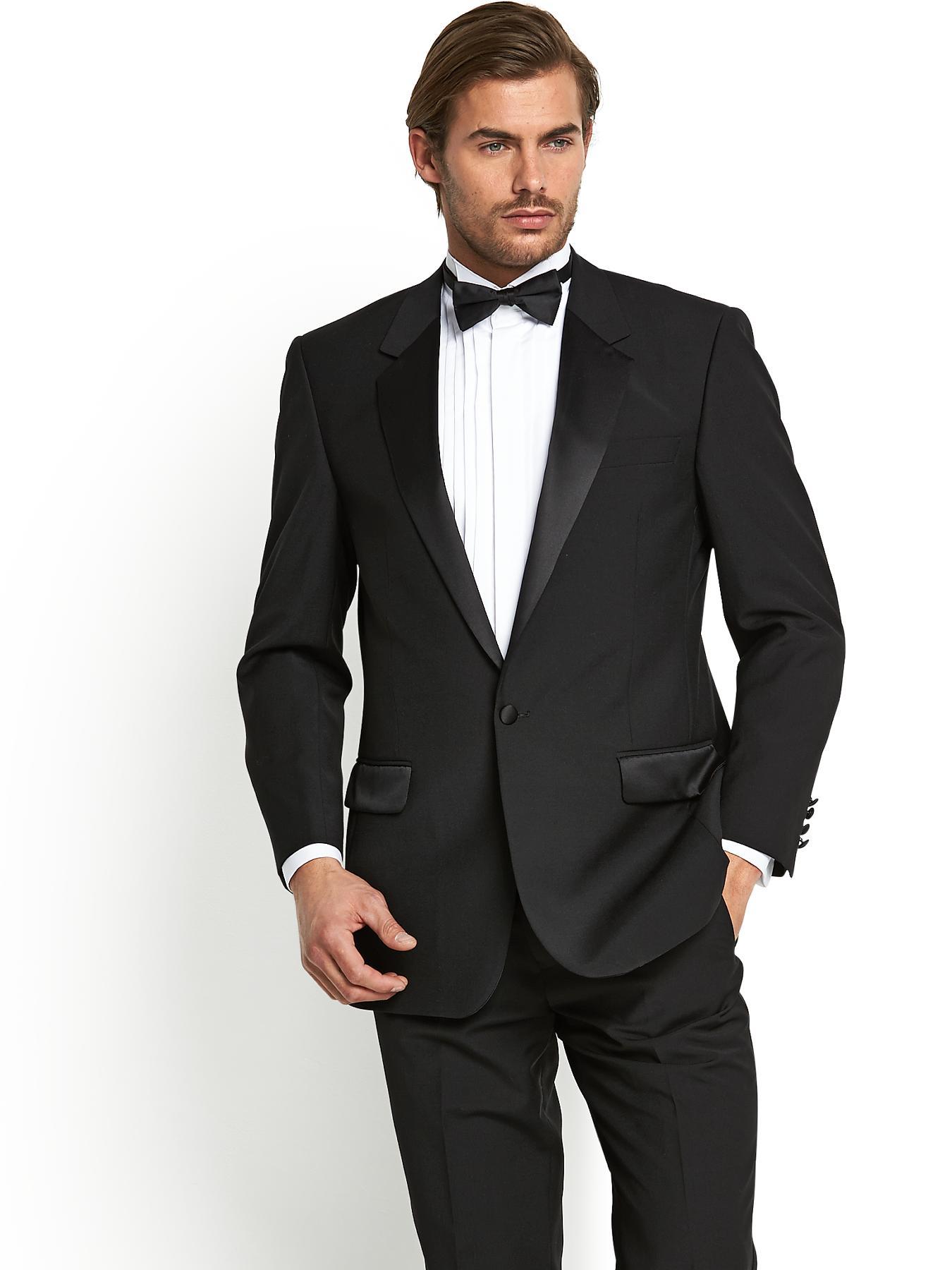 Skopes Mens Chatsworth Classic Dinner Jacket - Black, Black Skopes Mens Chatsworth Classic Dinner Jacket - Black, Black