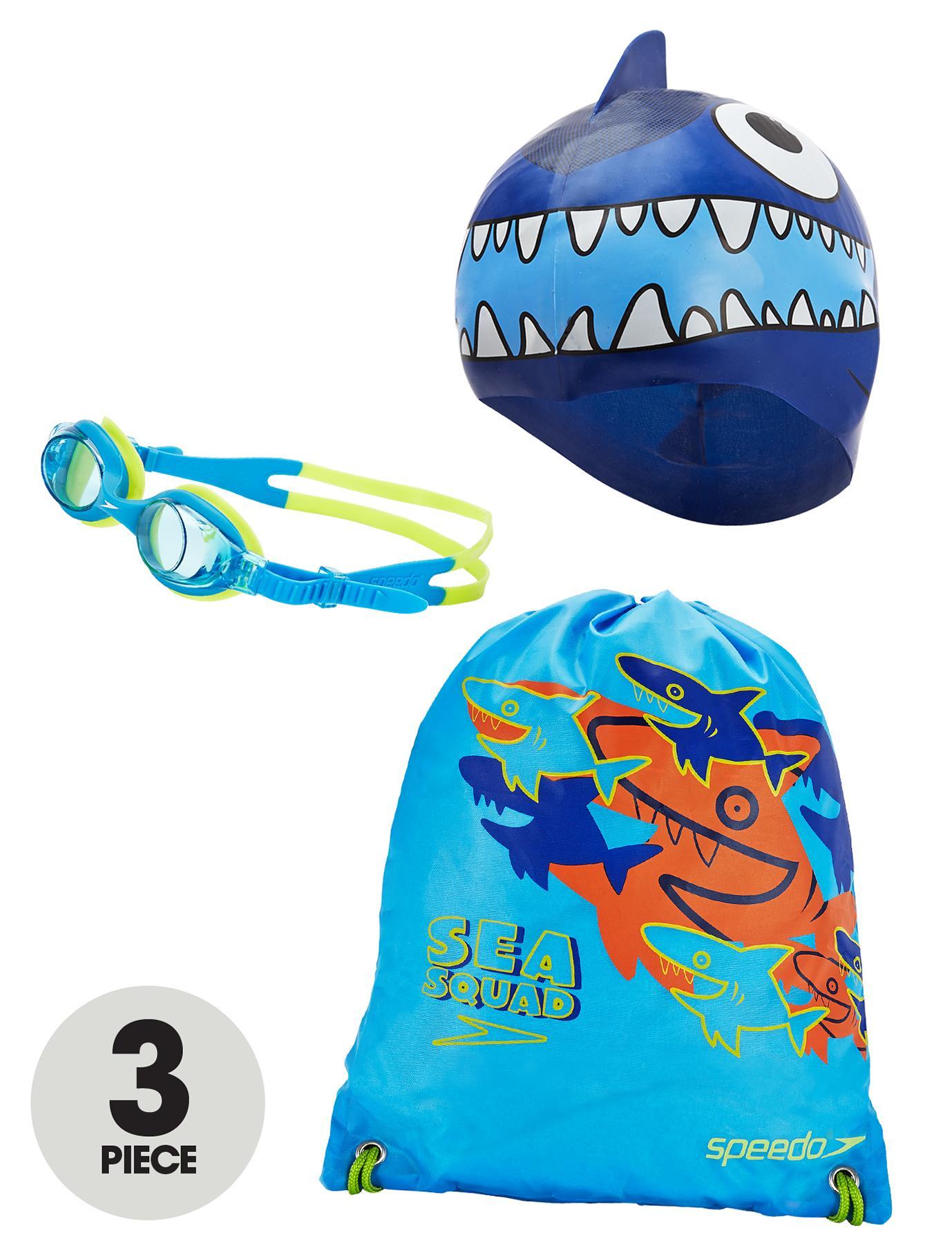 Speedo Little Boys Sea Squad Swim Pack - Blue, Blue Speedo Little Boys Sea Squad Swim Pack - Blue, Blue