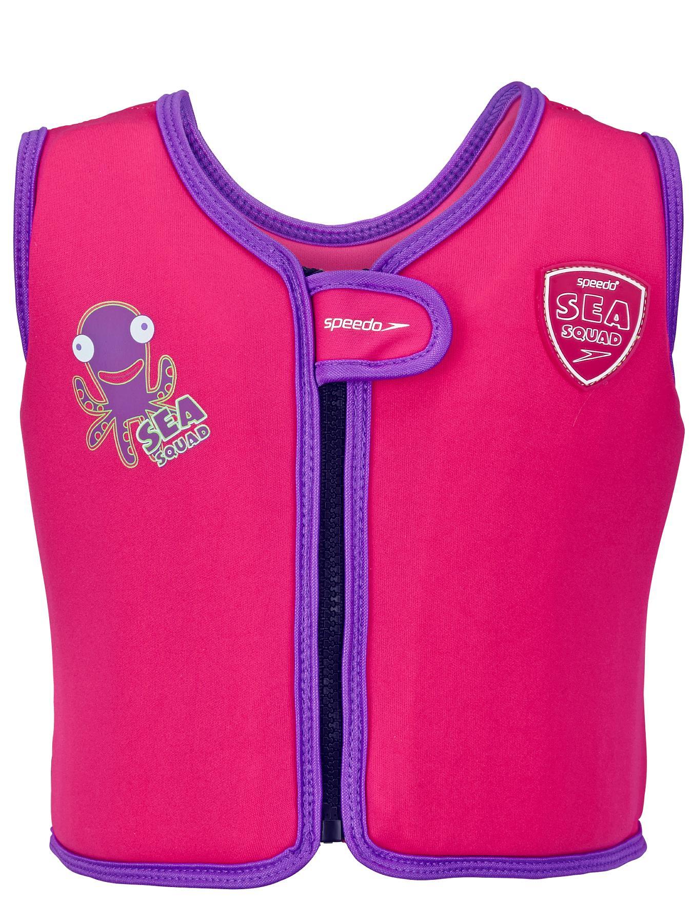 Speedo Little Girls Float Vest - Pink, Pink Speedo Little Girls Float Vest - Pink, Pink