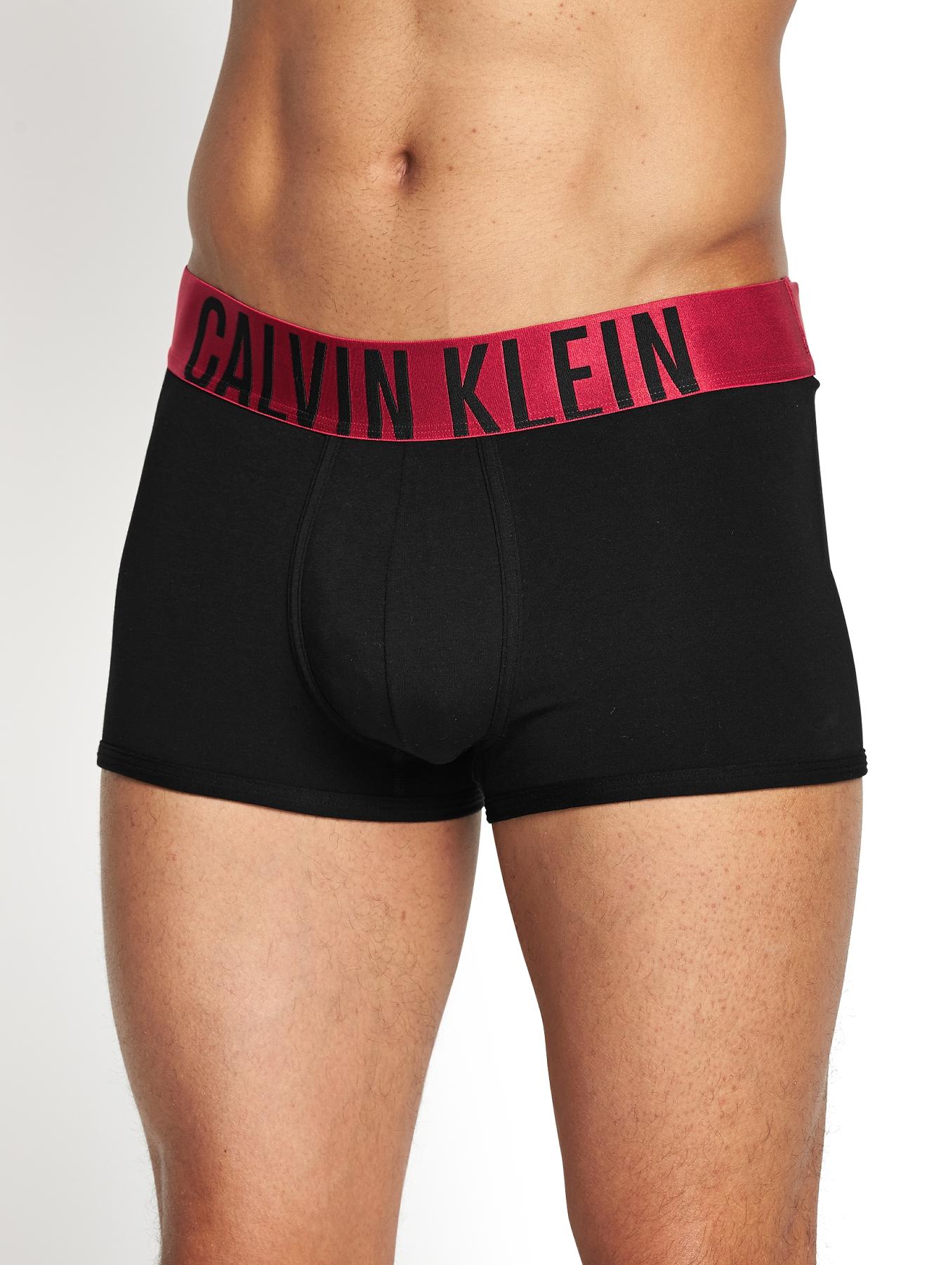 Calvin Klein Mens Red Trunks - Black, Black Calvin Klein Mens Red Trunks - Black, Black