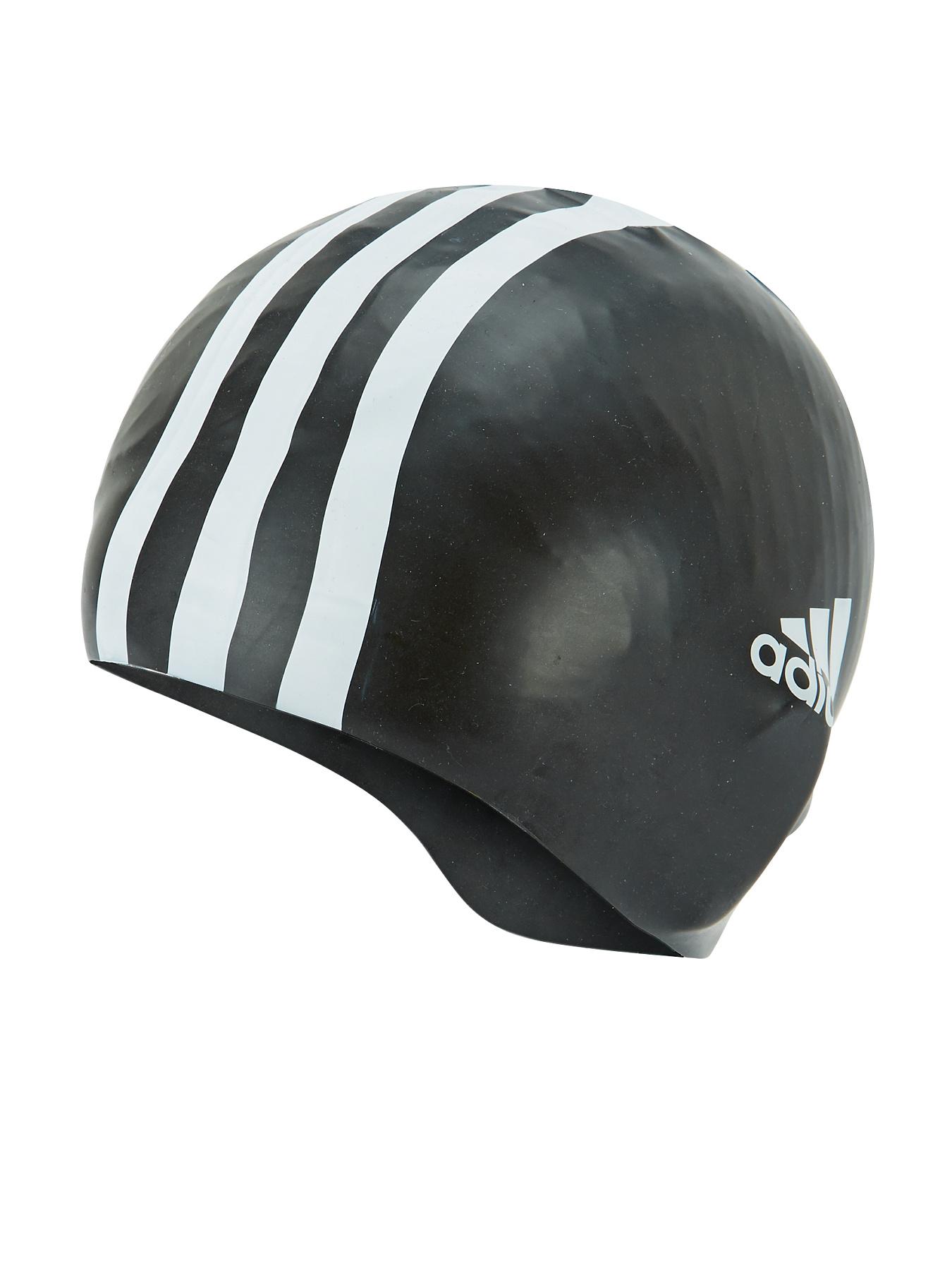 adidas 3S Swim Cap - Black, Black adidas 3S Swim Cap - Black, Black