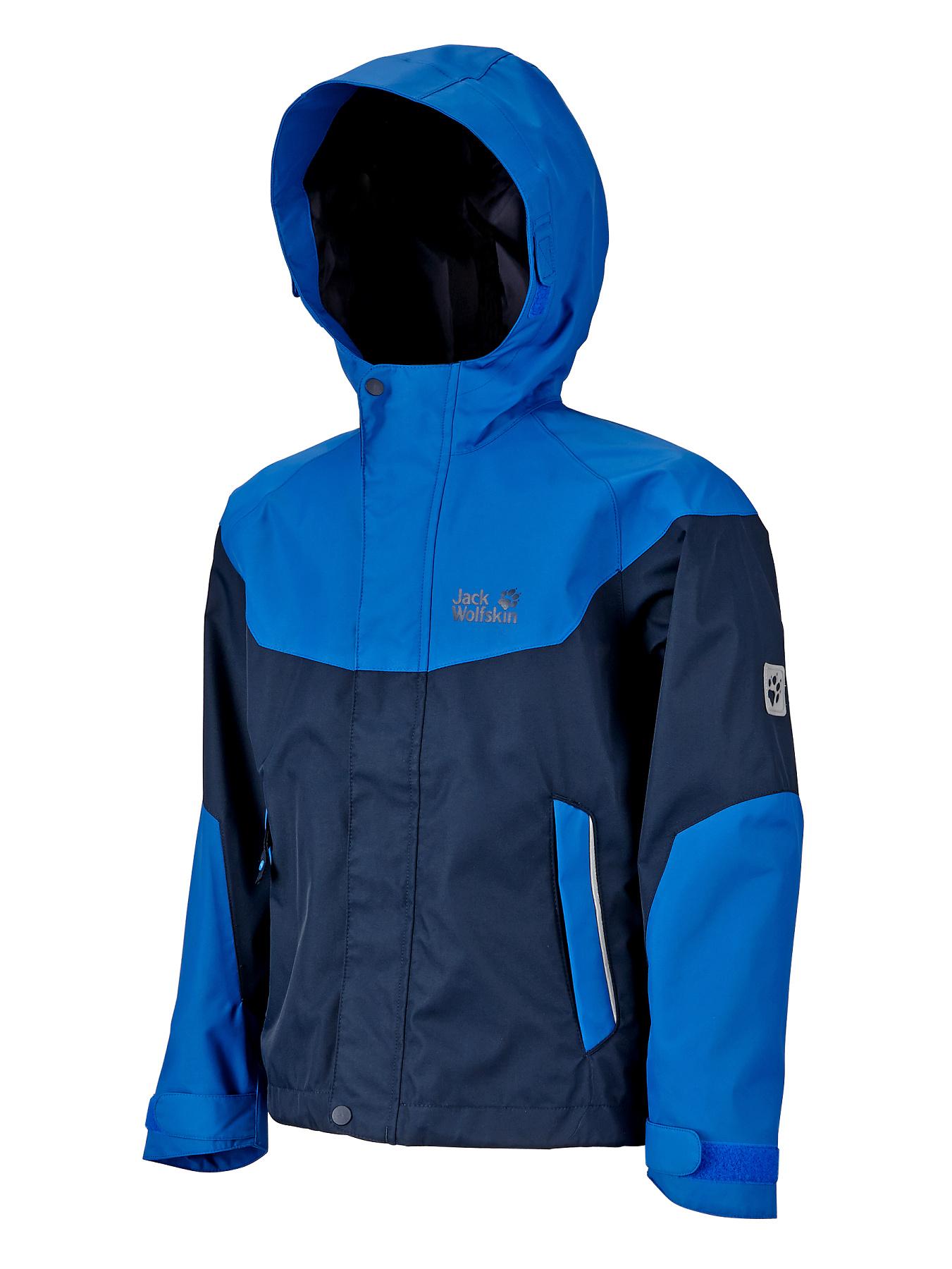 Jack Wolfskin Youth Boys Emerald Texapore Jacket - Blue, Blue Jack Wolfskin Youth Boys Emerald Texapore Jacket - Blue, Blue