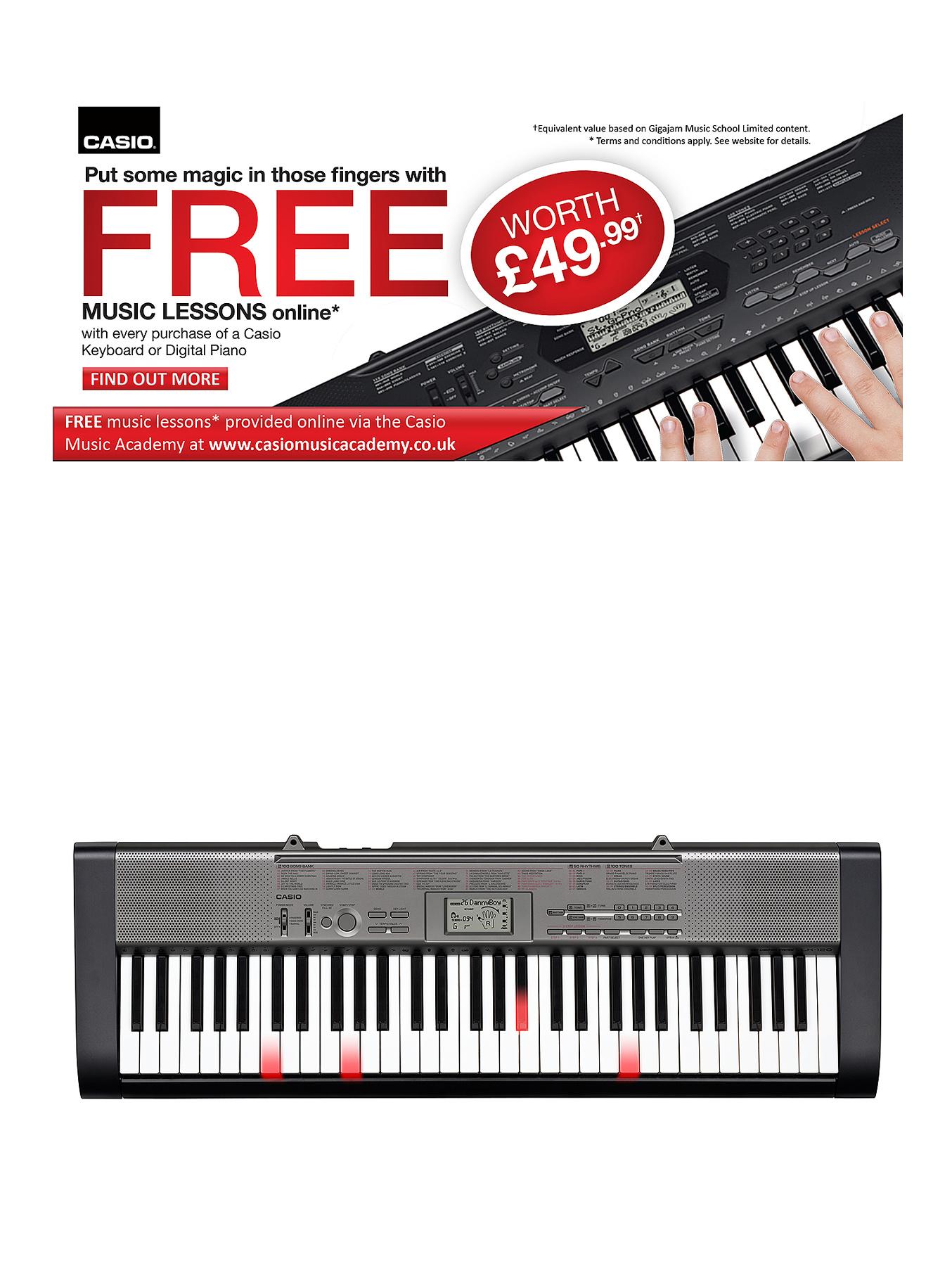 Casio LK-120 Full Size 61 Key Light Effect Keyboard Musical Instrument Casio LK-120 Full Size 61 Key Light Effect Keyboard Musical Instrument