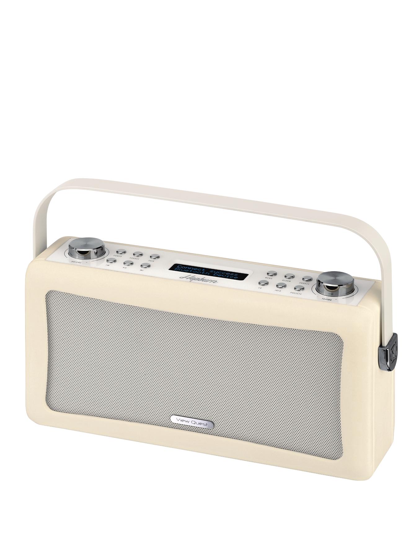 View Quest Hepburn Portable Bluetooth DAB Radio - Cream View Quest Hepburn Portable Bluetooth DAB Radio - Cream