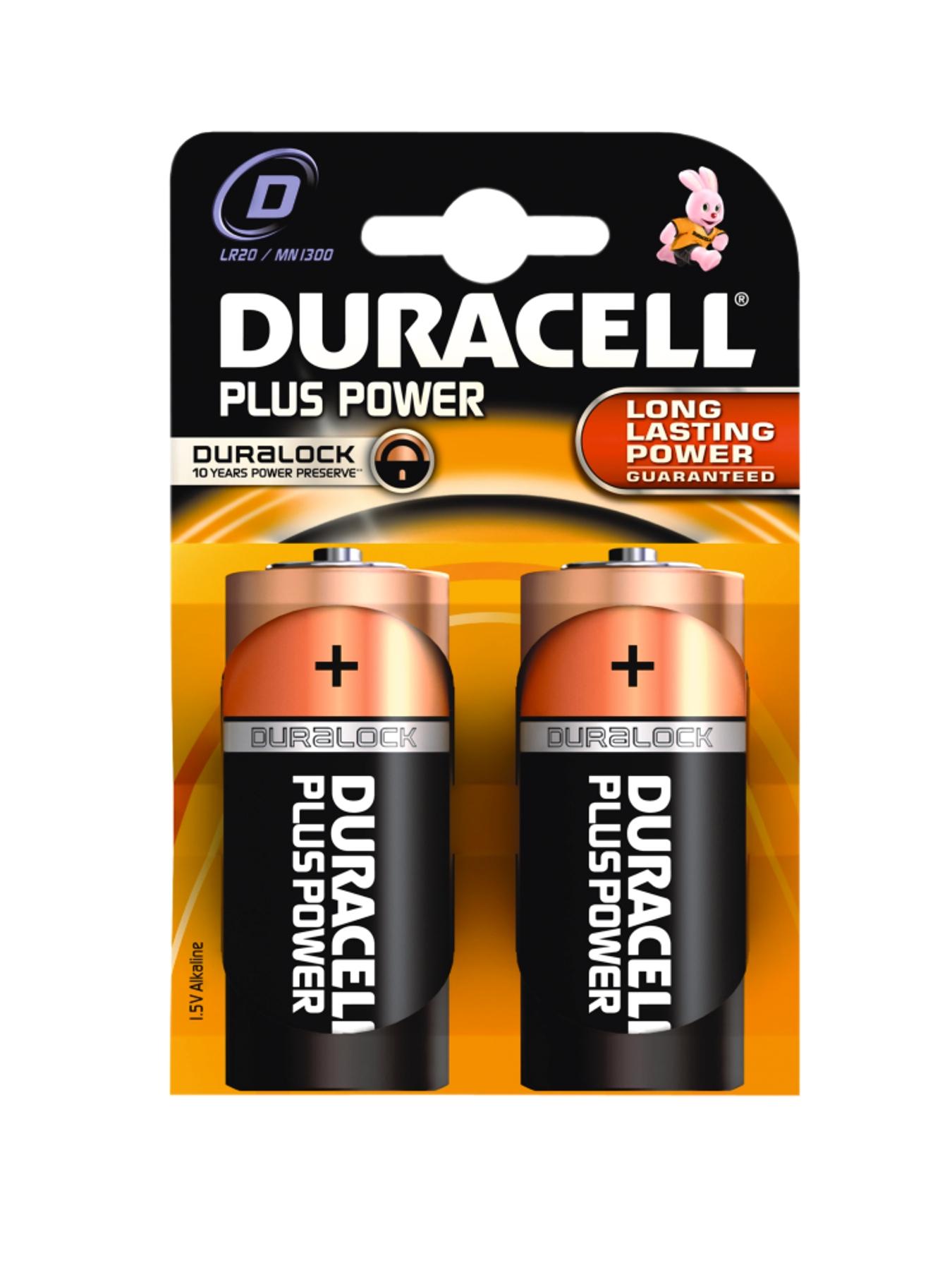 Duracell Plus Power D Battery (2 Pack) Duracell Plus Power D Battery (2 Pack)
