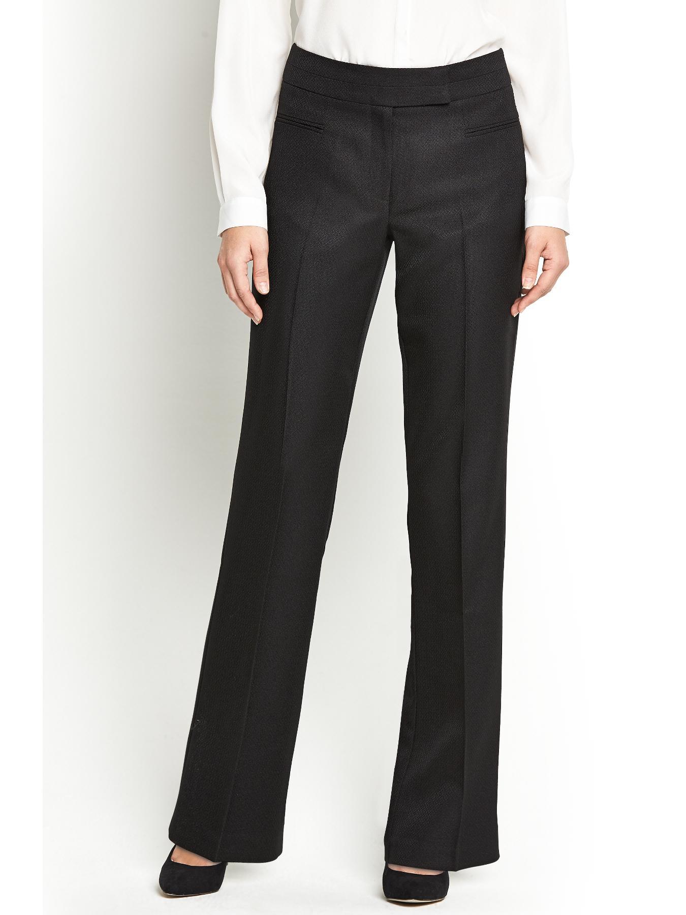 South Mix and Match Bootcut Trousers - Black, Black South Mix and Match Bootcut Trousers - Black, Black