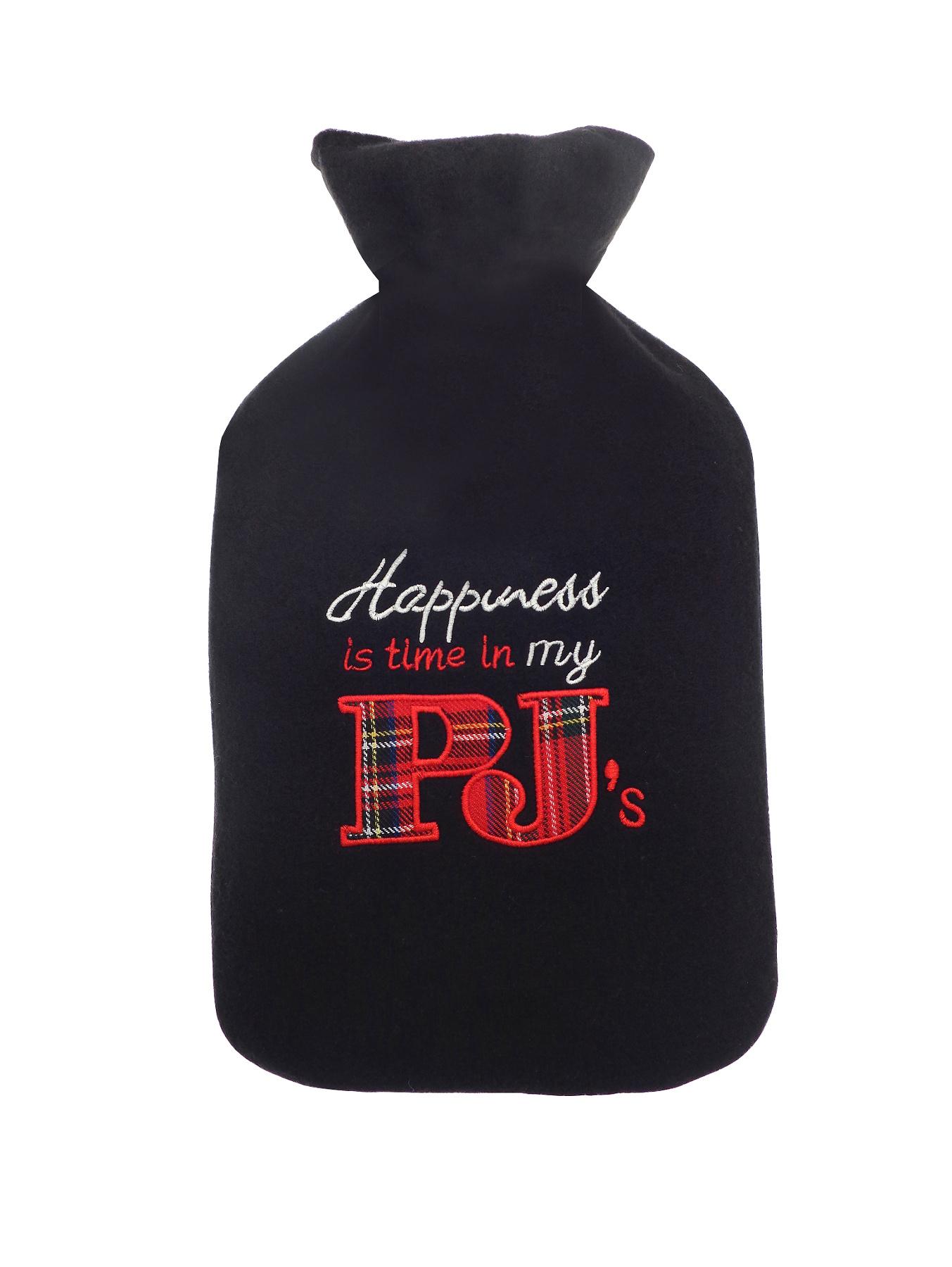 Happiness Is Time In My PJs Hot Water Bottle Happiness Is Time In My PJs Hot Water Bottle