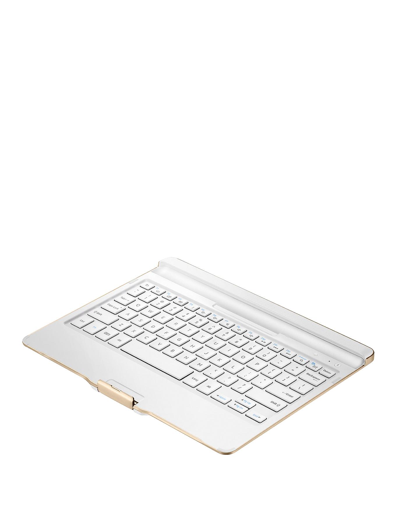 Samsung Galaxy Tab S 10.5 inch Bluetooth Keyboard Cover - White - White, White Samsung Galaxy Tab S 10.5 inch Bluetooth Keyboard Cover - White - White, White