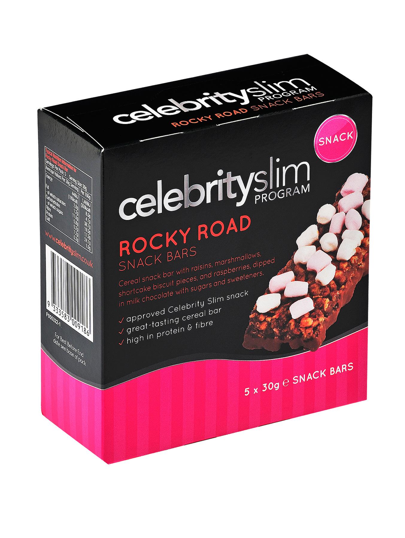 Celebrity Slim Rocky Road Snack Bar Celebrity Slim Rocky Road Snack Bar