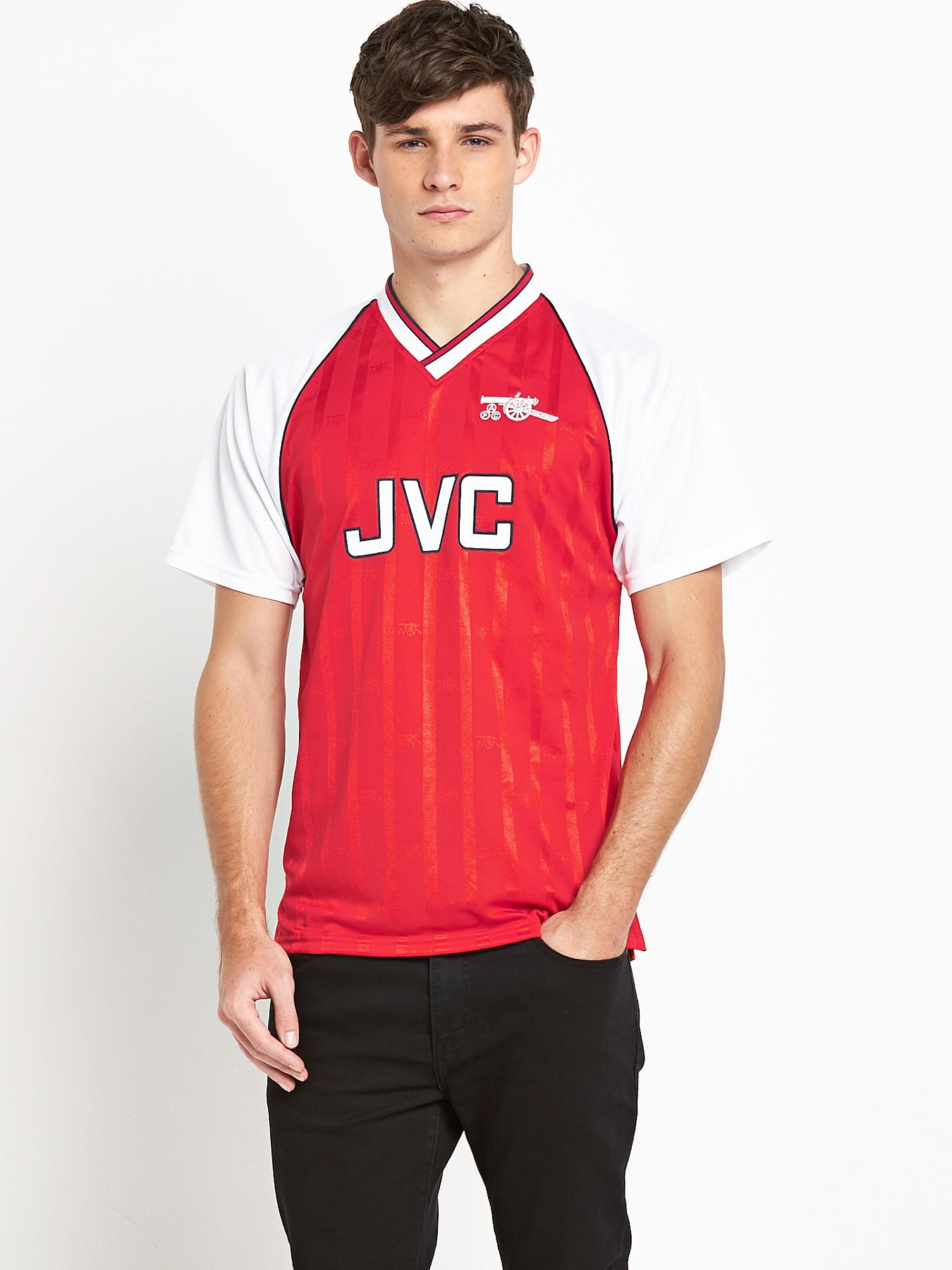 Arsenal Mens 1988 Home Shirt - Red, Red Arsenal Mens 1988 Home Shirt - Red, Red