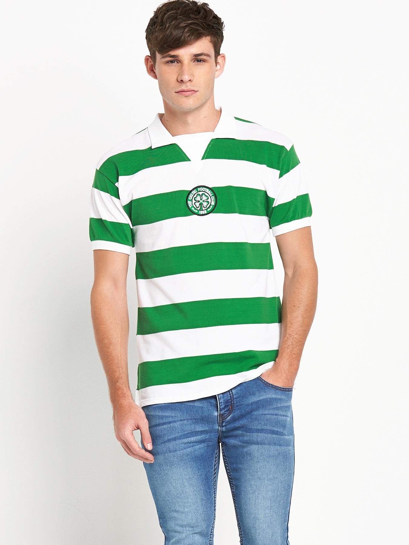 Celtic Mens 1978 Home Shirt - White, White Celtic Mens 1978 Home Shirt - White, White