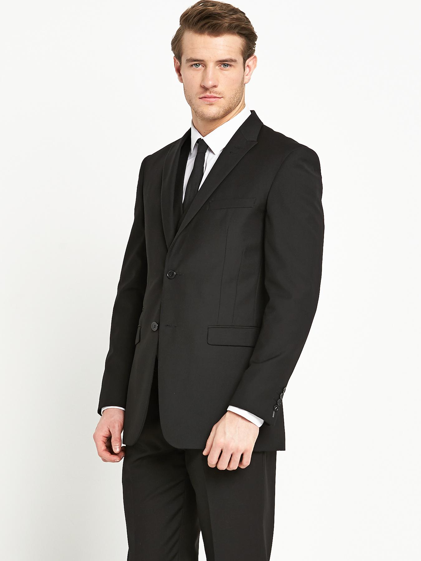 Skopes Mens Madrid Suit Jacket - Black, Black Skopes Mens Madrid Suit Jacket - Black, Black