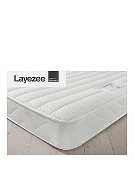 Product photograph of Layezee Made By Silentnight Fenner Spring Memory Mattress from very.co.uk