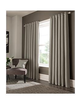 Product photograph of Studio G Elba Lined Eyelet Curtains from very.co.uk
