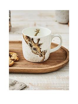 Product photograph of Royal Worcester Wrendale First Kiss Mug from very.co.uk