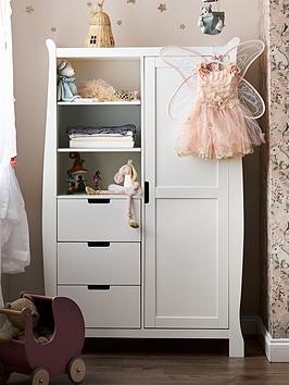 Product photograph of Obaby Stamford Sleigh Double Wardrobe from very.co.uk