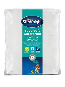 Product photograph of Silentnight Supersoft Waterproof Mattress Protector from very.co.uk