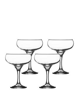 Product photograph of Ravenhead Set Of 4 Entertain Cocktail Saucer Glasses from very.co.uk
