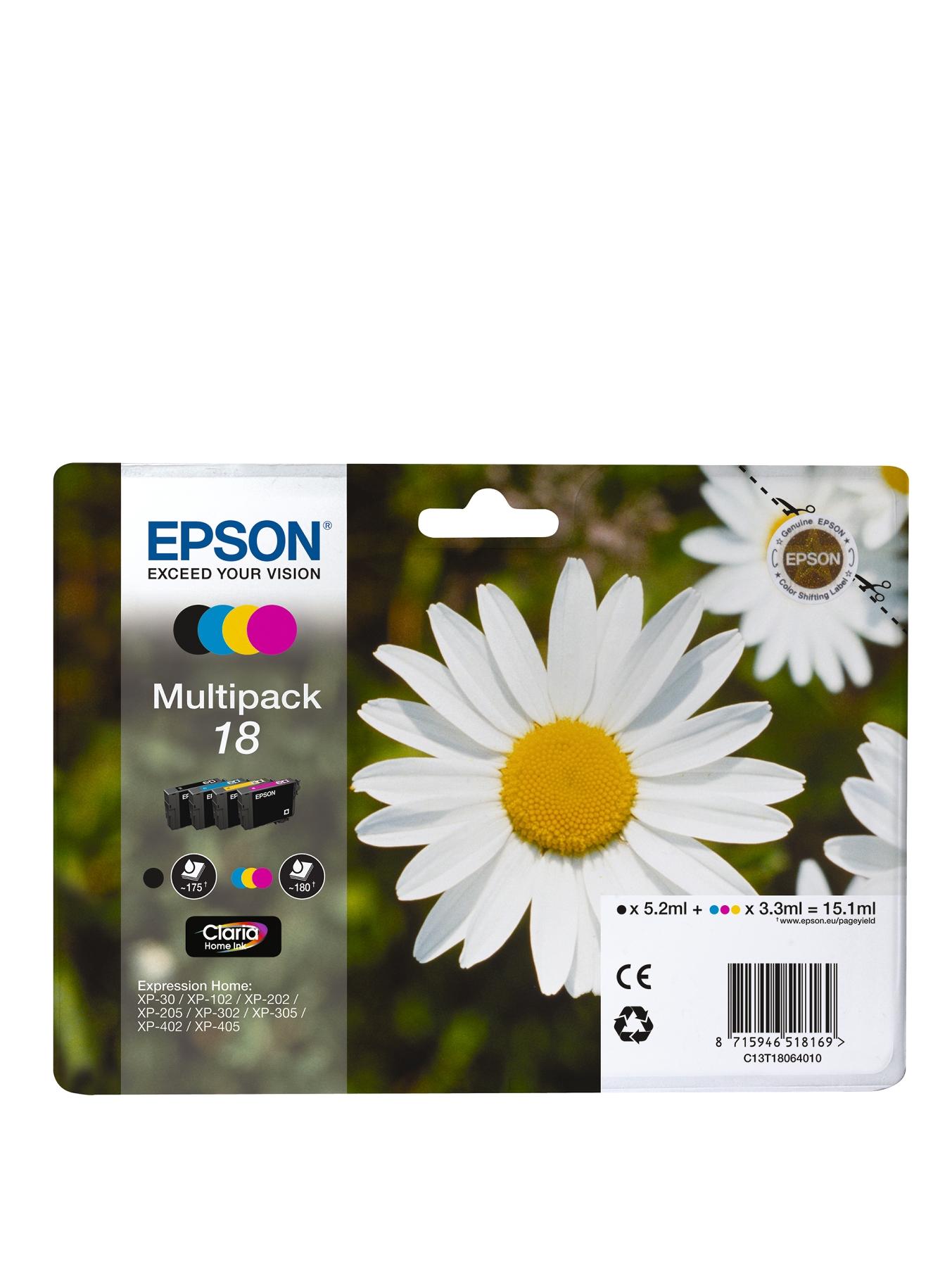 Epson Multipack 4-colours 18 Claria Home Ink Epson Multipack 4-colours 18 Claria Home Ink