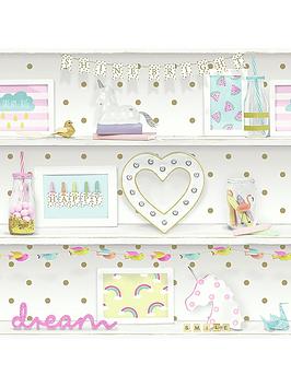 Product photograph of Arthouse Girl Rsquo S Life Wallpaper from very.co.uk