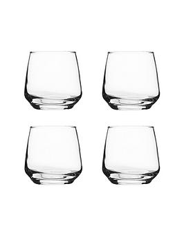 Product photograph of Ravenhead Majestic Set Of 4 Mixer Tumbler Glasses from very.co.uk