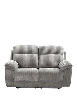 Product photograph of Baron Fabric 2 Seater Manual Recliner Sofa from very.co.uk