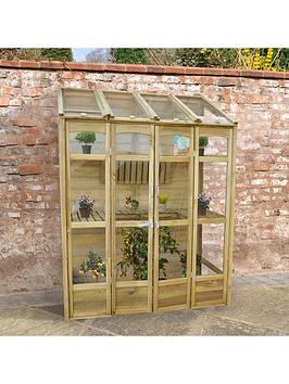 Product photograph of Forest Victorian Tall Wall Greenhouse from very.co.uk