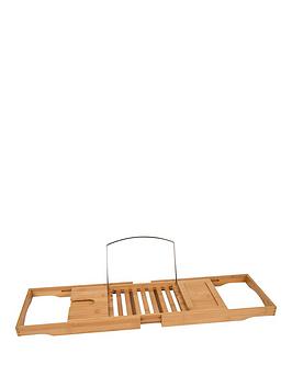 Product photograph of Croydex Adjustable Bamboo Bath Bench from very.co.uk