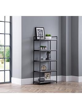 Product photograph of Julian Bowen Staten High Bookcase from very.co.uk