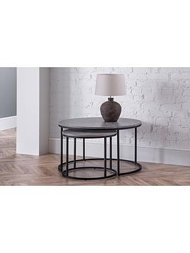 Product photograph of Julian Bowen Staten Nested Coffee Tables from very.co.uk