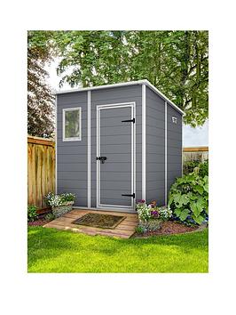Product photograph of Keter Manor Pent 6x6 Ft Shed from very.co.uk