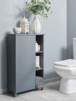 Product photograph of Lloyd Pascal Wave Grey Console Unit from very.co.uk