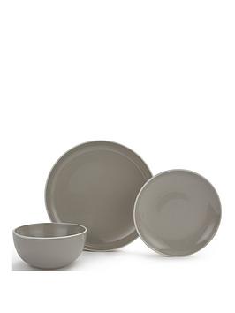 Product photograph of Waterside Mayfair 12-piece Dinner Service Set from very.co.uk