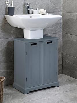 Product photograph of Lloyd Pascal Burford Undersink Unit - Grey from very.co.uk
