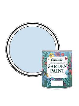 Product photograph of Rust-oleum Powder Blue Garden Furniture Paint - 750ml from very.co.uk