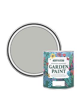 Product photograph of Rust-oleum Flint Chalky Finish Garden Furniture Paint - 750ml from very.co.uk