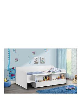 Product photograph of Julian Bowen Stella Low Sleeper Pure White from very.co.uk