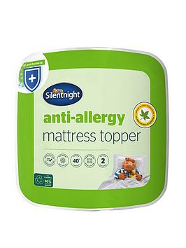 Product photograph of Silentnight Anti-allergy Mattress Topper from very.co.uk