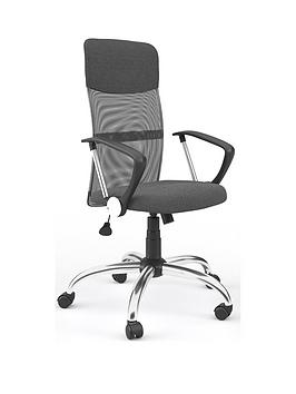 Product photograph of Alphason Perth Office Chair- Grey from very.co.uk
