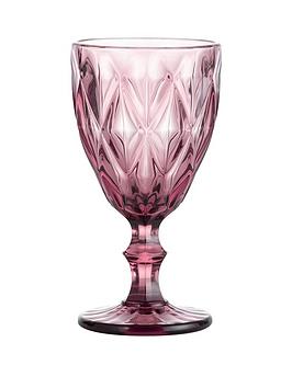 Product photograph of Ravenhead Gemstone Set Of 2 Wine Glasses from very.co.uk