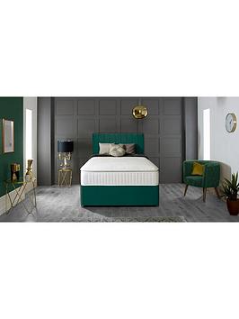Product photograph of Shire Beds Liberty 1000 Pocket P Top Dbl Divan from very.co.uk