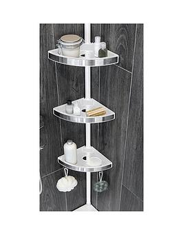 Product photograph of Lloyd Pascal Floor To Ceiling Corner Unit - White from very.co.uk